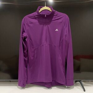 adidas Purple Climalite Short Sleeve Performance Tee